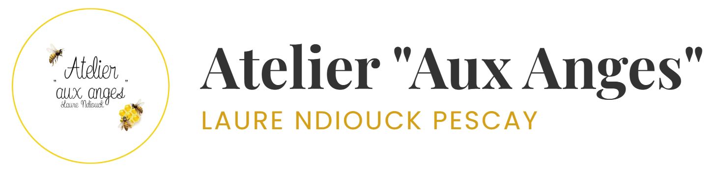 logo Atelier "Aux Anges" par Laure Ndiouck Pescay