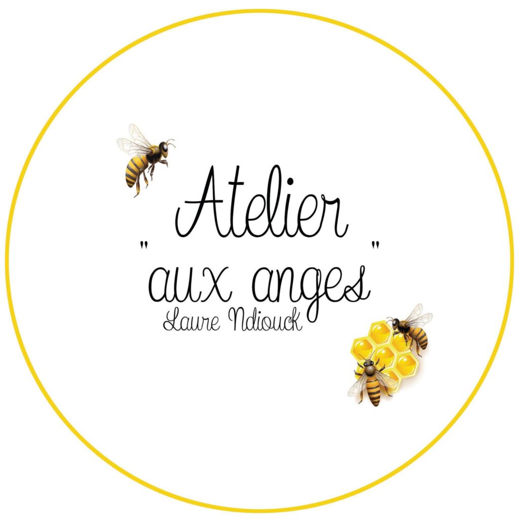 logo Atelier "Aux Anges" par Laure Ndiouck Pescay
